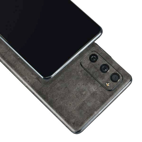 Dark Iron Grey Concrete Galaxy S20 Fan Edition Skin